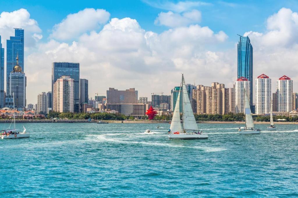 Grand Madison Qingdao Harbour-View Central（Former Qingdao Farglory Hotel） מראה חיצוני תמונה